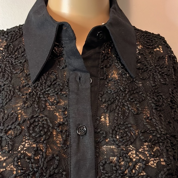 NWT Zara lace and embroidered shirt - Picture 2 of 5